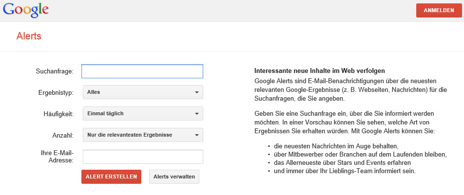 Google Alerts