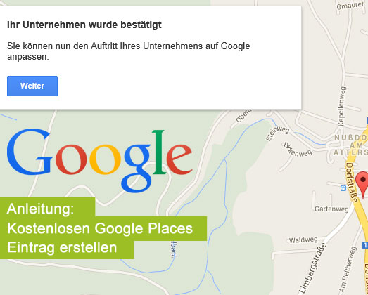 Anleitung: Schritt für Schritt einen Google Places Eintrag erstellen